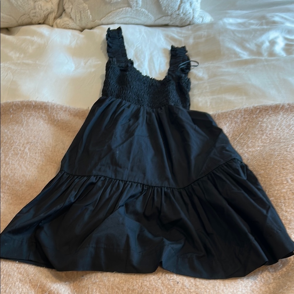 Black Ruffled Dress